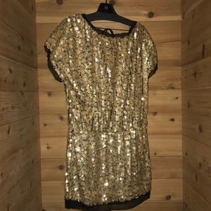 Funky Square Sequin Minidress